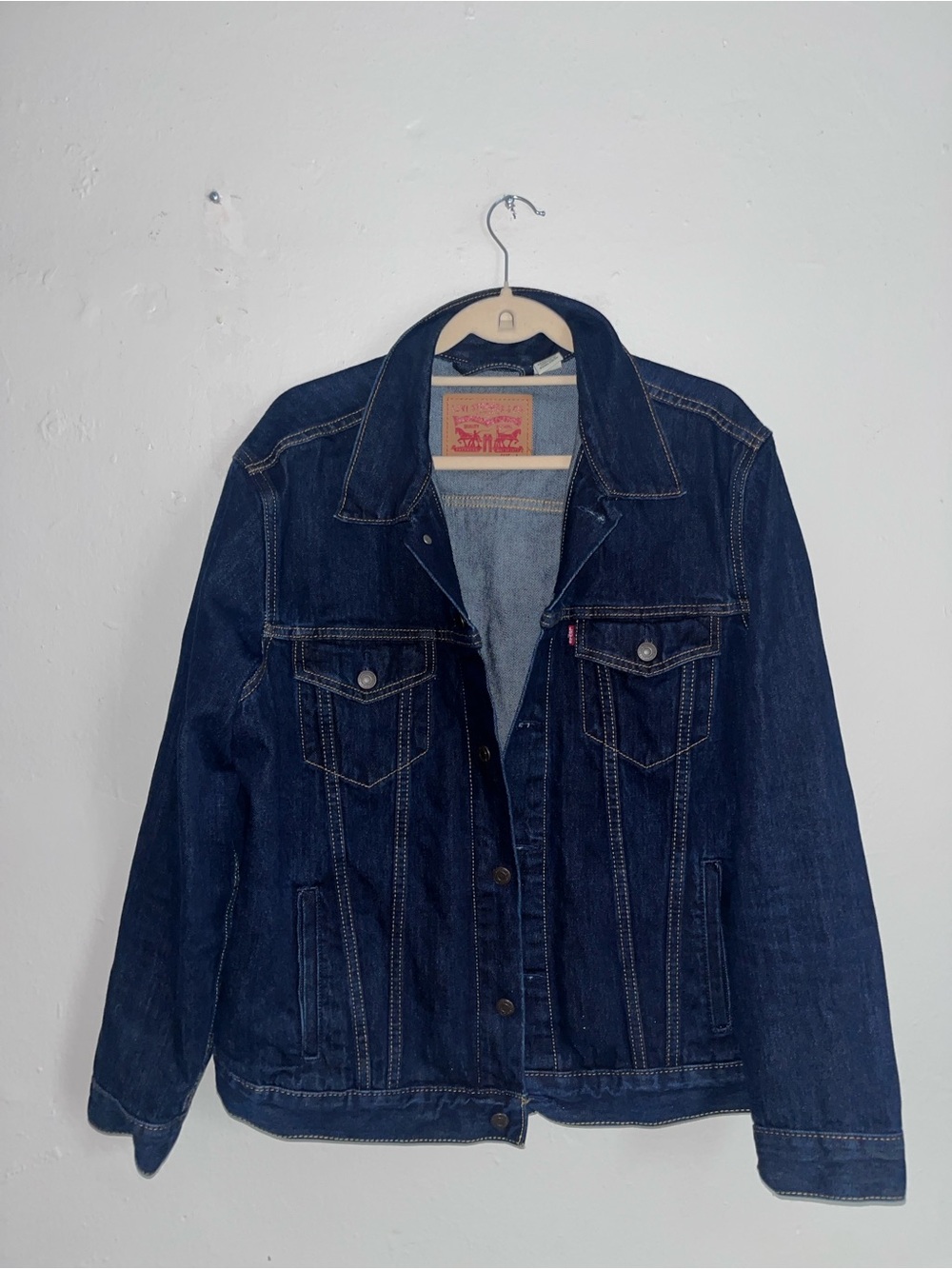 Levi's Men's Dark Blue Denim Jacket